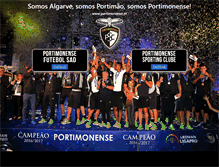 Tablet Screenshot of portimonense.pt